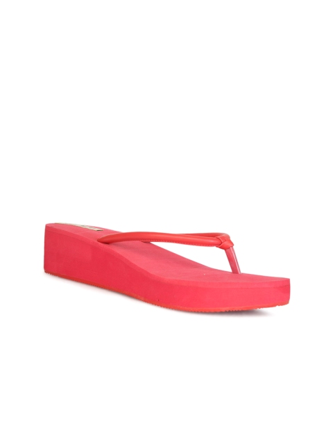 

Wet Blue Women Red Solid Sandals