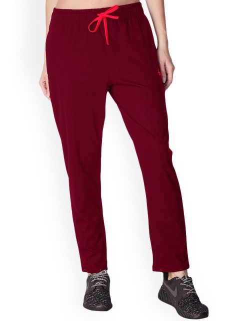

LYRA Women Red Solid Yoga Track Pant