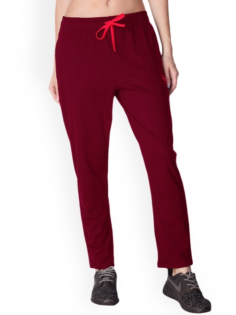 

LYRA Women Red Solid Yoga Track Pant