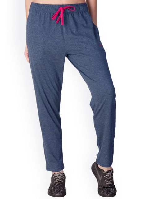

LYRA Women Blue Solid Yoga Track Pant
