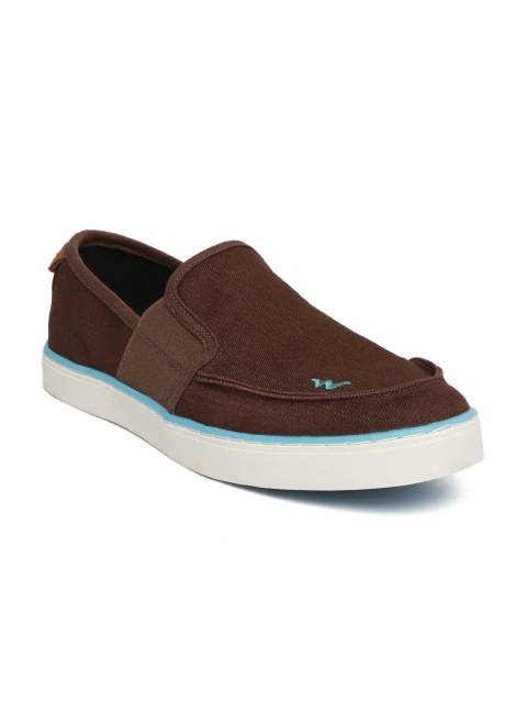

Wildcraft Men Brown Slip-On Sneakers