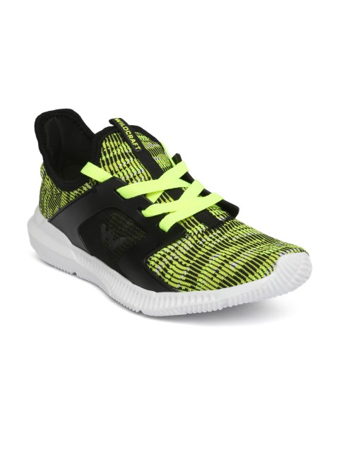 

Wildcraft Men Lime Green & Black Printed Trekking Shoes