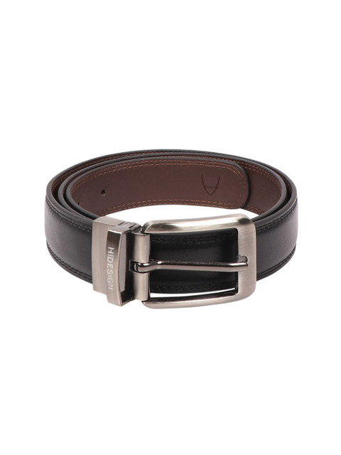 

Hidesign Women Black Leather Formal Belt