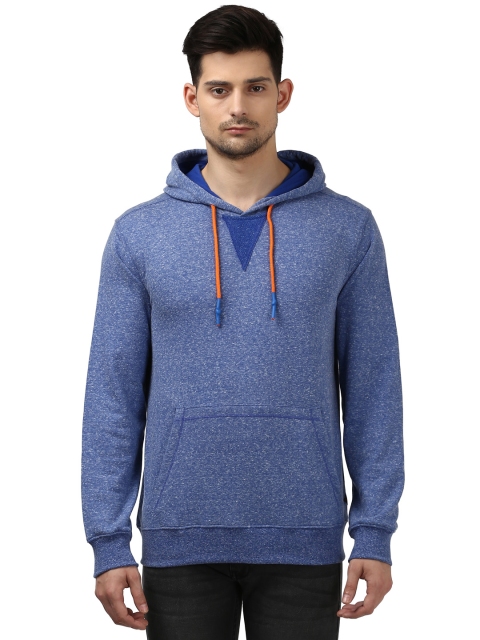 

Park Avenue Men Blue Solid Sweatshirt