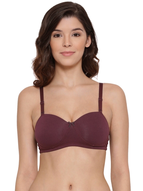 

LYRA Burgundy Cotton Underwired Lightly Padded Bra LYRA_BRA_522_WINE_30B_1PC