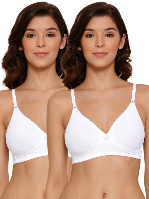 

LYRA Pack of 2 White Cotton Underwired Lightly Padded Bra LYRA_BRA_512_WHITE_38B_2PC