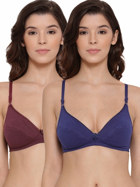 

LYRA Assorted Pack Of 2 Underwired Lightly Padded Cotton Bra