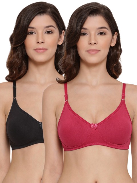 

LYRA Assorted Pack Of 2 Underwired Lightly Padded Cotton Bra
