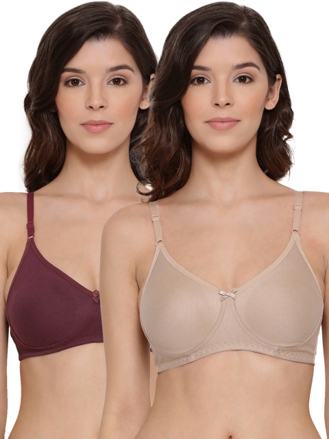 

LYRA Assorted Pack Of 2 Underwired Lightly Padded Cotton Bra