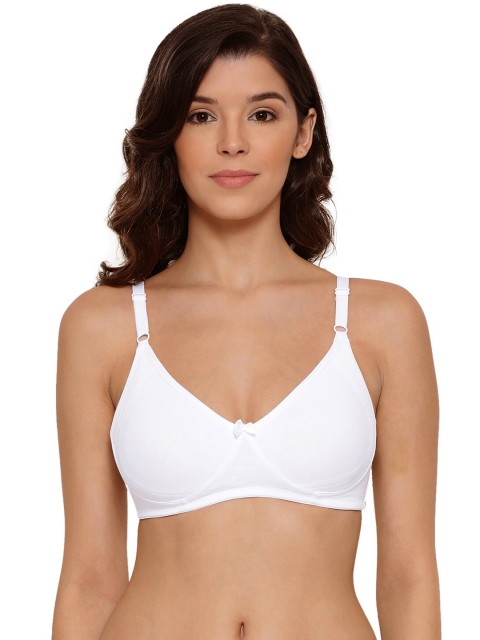 

LYRA White Bra Underwired Lightly Padded Cotton Bra
