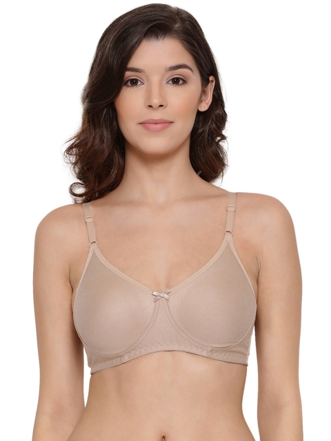 

LYRA Beige Underwired Lightly Padded Cotton Bra