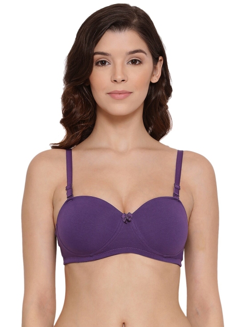 

LYRA Violet Underwired Lightly Padded Cotton Bra