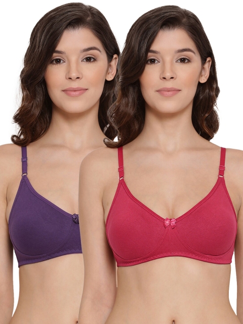 

LYRA Pack Of 3 Assorted Underwired Lightly Padded Cotton Bra