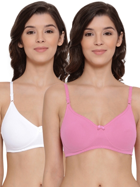 

LYRA Assorted Pack Of 2 Underwired Lightly Padded Cotton Bra