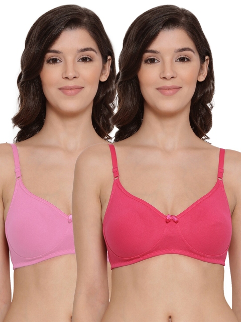 

LYRA Assorted Pack Of 2 Underwired Lightly Padded Cotton Bra