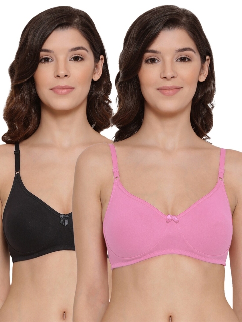 

LYRA Assorted Pack Of 2 Underwired Lightly Padded Cotton Bra
