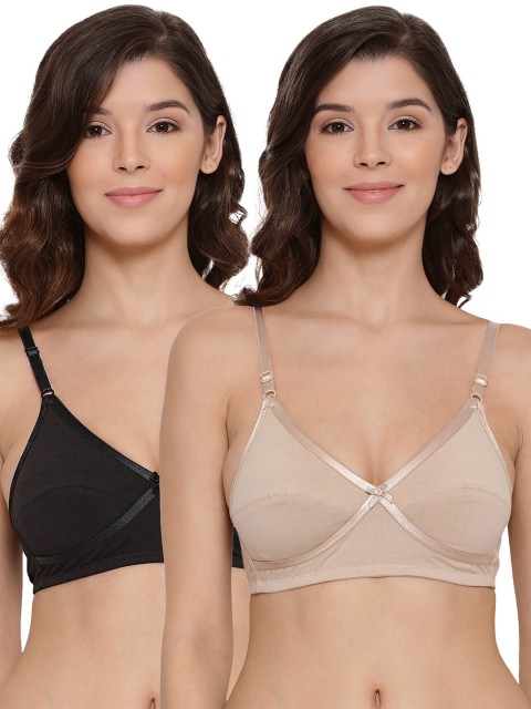 

LYRA Assorted Pack Of 2 Underwired Lightly Padded Cotton Bra