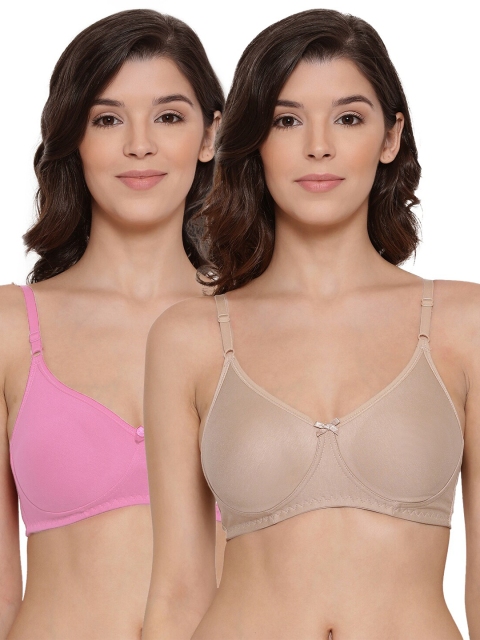 

LYRA Assorted Pack Of 2 Underwired Lightly Padded Cotton Bra