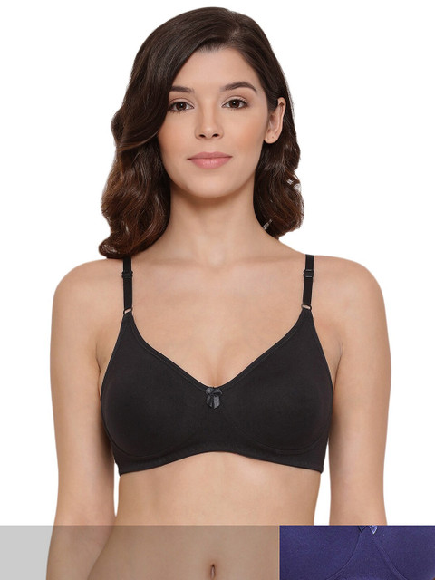 

LYRA Assorted Pack Of 2 Underwired Lightly Padded Cotton Bra