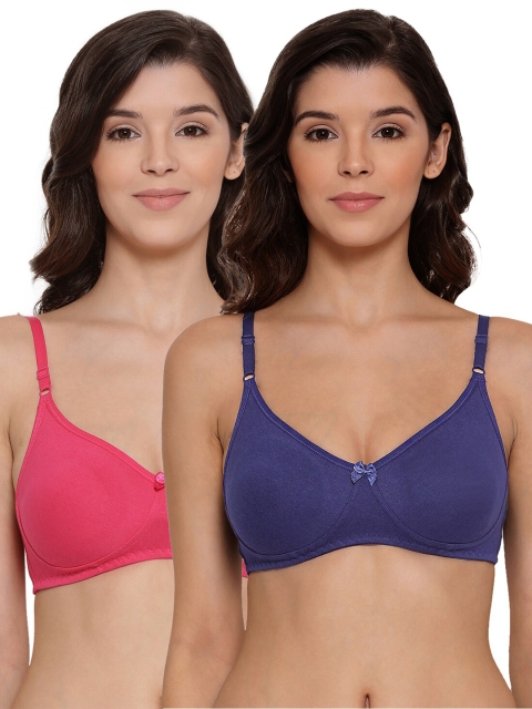 

LYRA Assorted Pack Of 2 Underwired Lightly Padded Cotton Bra