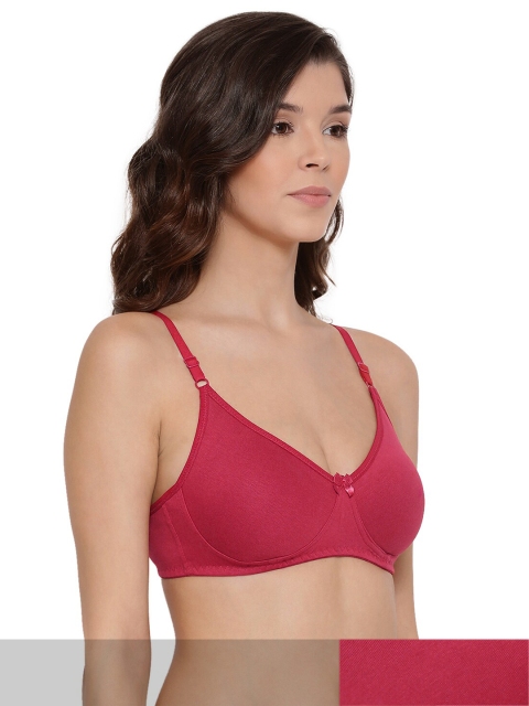 

LYRA Pack of 2 Red Underwired Lightly Padded Bra