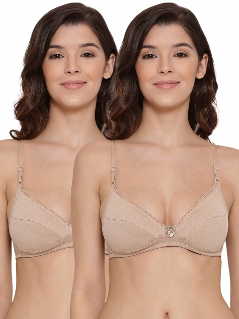 

LYRA Pack of 2 Beige Underwired Lightly Padded Bra