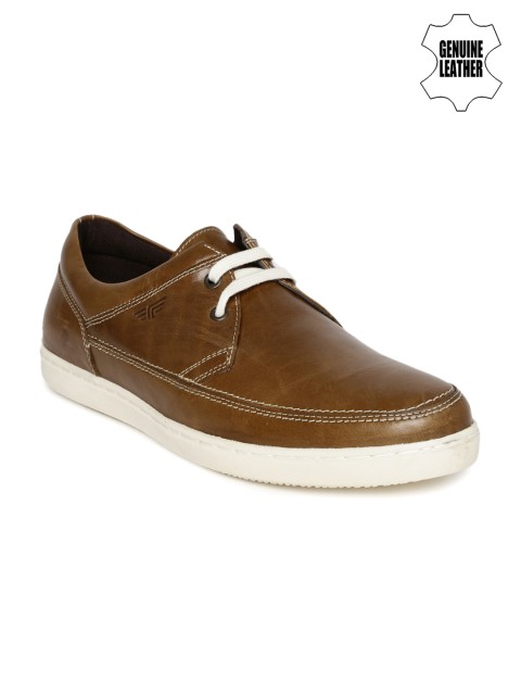 

Red Tape Men Brown Genuine Leather Casual Shoes