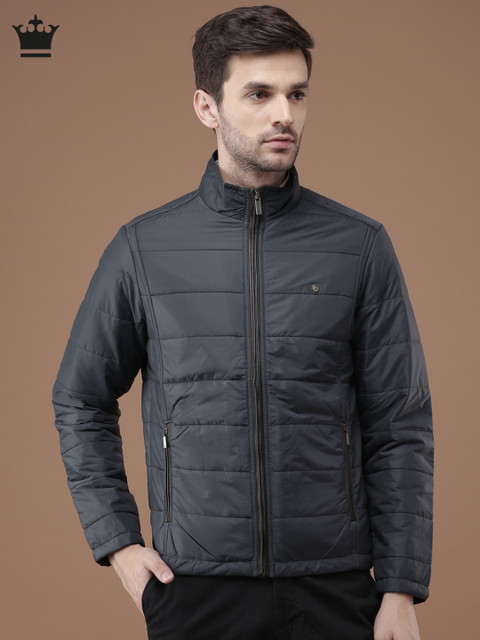 

Louis Philippe Men Blue Solid Sporty Jacket