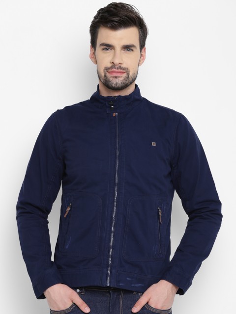 

Louis Philippe Jeans Men Navy Solid Tailored Jacket, Navy blue