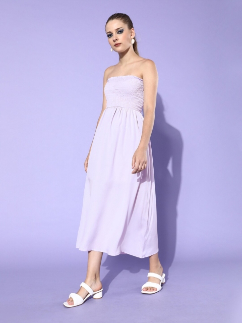 

DODO & MOA Purple Crepe Dress