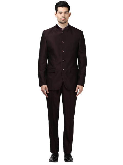 

Park Avenue Brown Woven Formal Suit