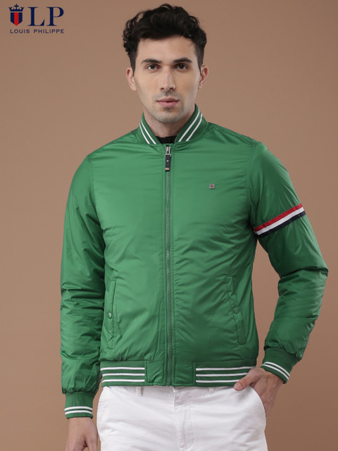 

Louis Philippe Sport Men Green Solid Bomber