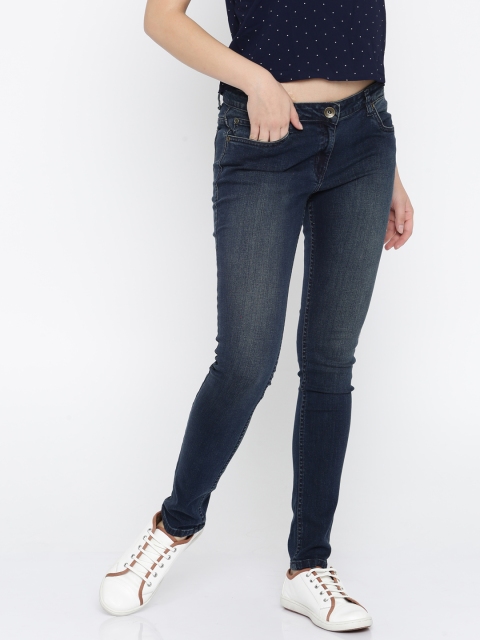 

Park Avenue Women Blue Skinny Fit Mid-Rise Clean Look Jeans