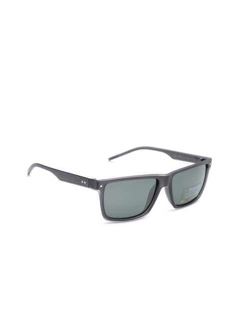 

Polaroid Men Polarised Wayfarer Sunglasses PLD 2039/S MNV 57Y2, Grey
