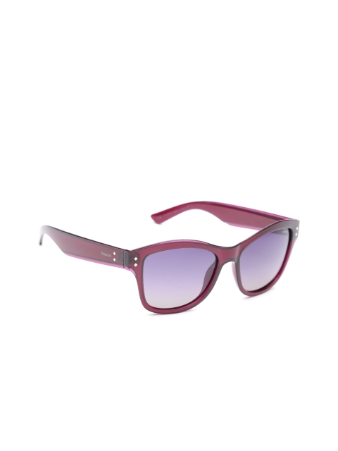 

Polaroid Women Polarised Wayfarer Sunglasses 4034/S JB6 54PV, Purple