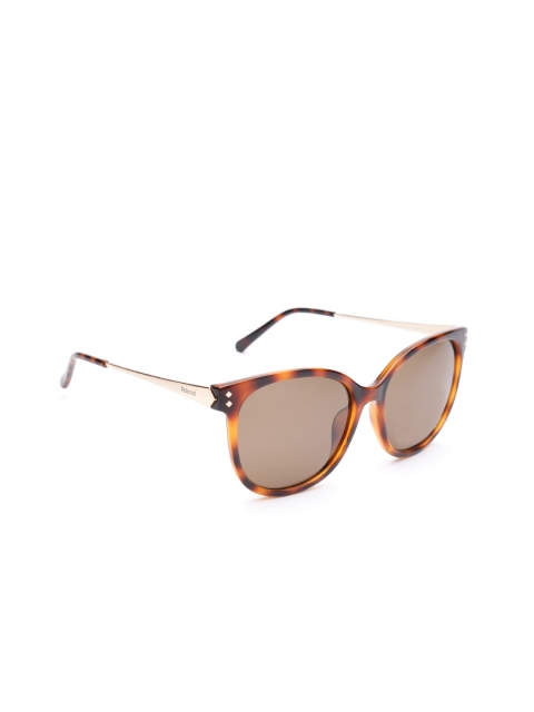 

Polaroid Women Polarised Cateye Sunglasses 4048/S R8V 56IG, Brown