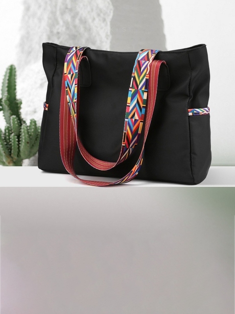 

Diva Dale Black Structured Shoulder Bag