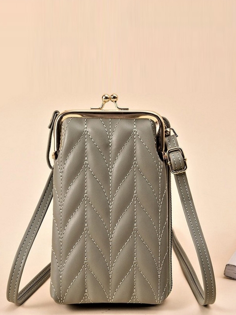 

Diva Dale Green Quilted Sling Bag