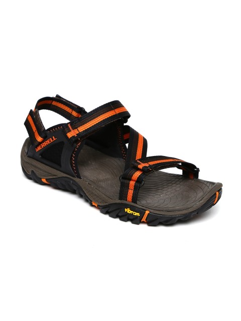 

Merrell Women Orange & Black All Out Blaze Web Sports Sandals