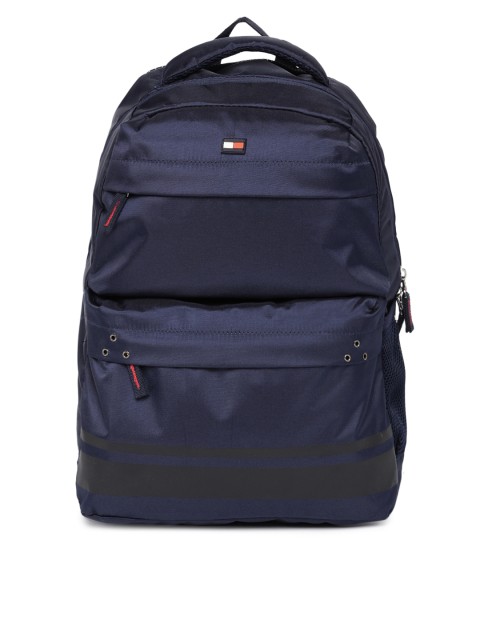 

Tommy Hilfiger Unisex Navy Blue Solid Laptop Backpack