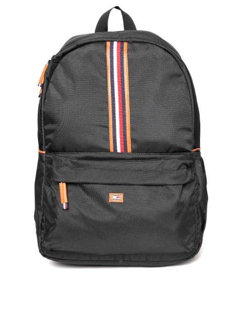 

Tommy Hilfiger Unisex Black Solid Backpack