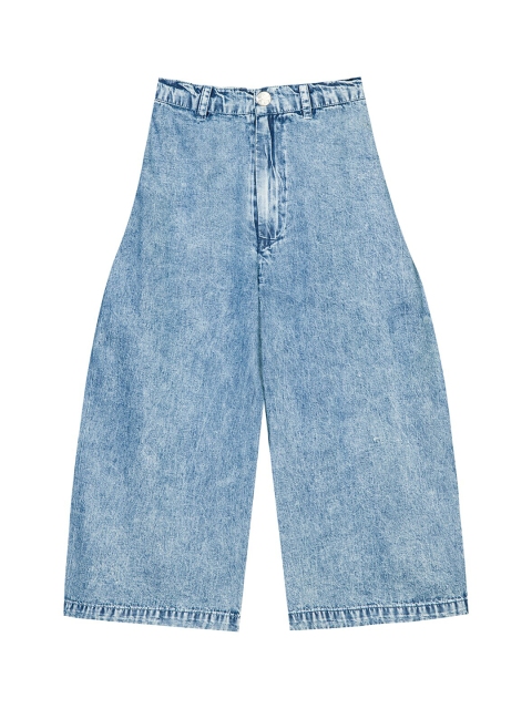 

Budding Bees Girls Blue Relaxed Culottes Trousers