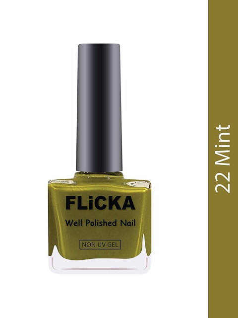 

FLiCKA Well Polished Nail Polish-22 Mint-9.5Ml, Multi
