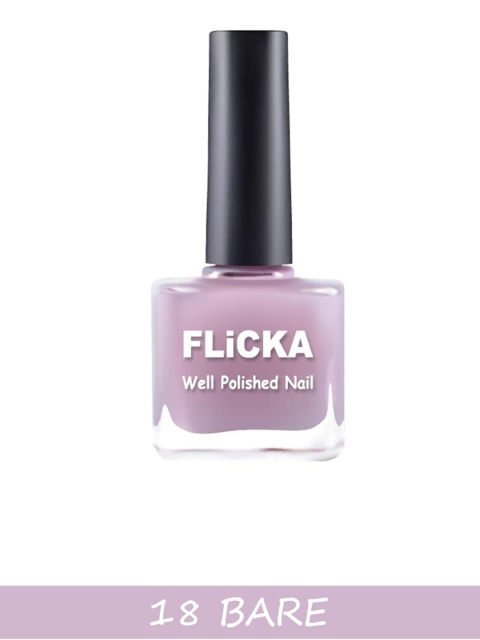 

FLiCKA Well Polished Nail Polish 9.5 ml - 18 Bare, Multi