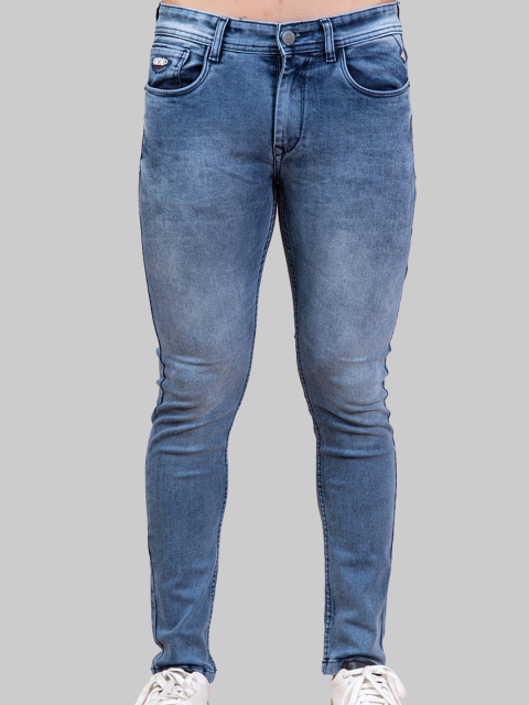 

Tistabene Men Blue Comfort Slim Fit Heavy Fade Stretchable Jeans
