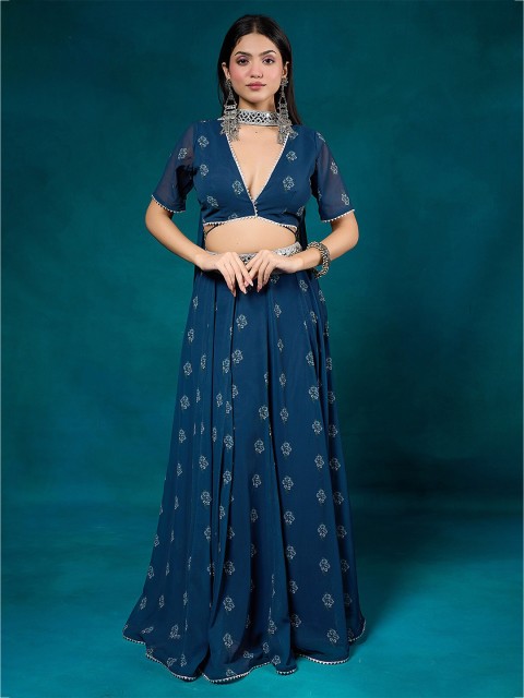 

Alaya By Stage3 Blue & White Printed Dupatta