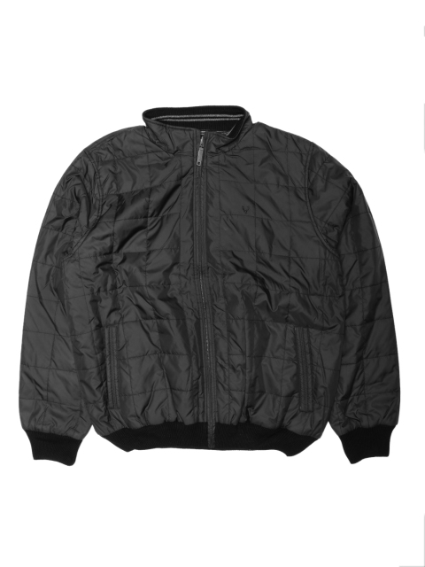 

Allen Solly Men Black Solid Reversible Bomber Jacket