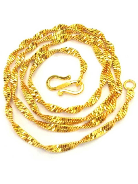 

Jewar Mandi Unisex Gold-Toned Brass Gold-Plated Handcrafted Chain