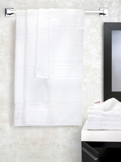 

BIANCA White Set of 8 Cotton 380 GSM Towels