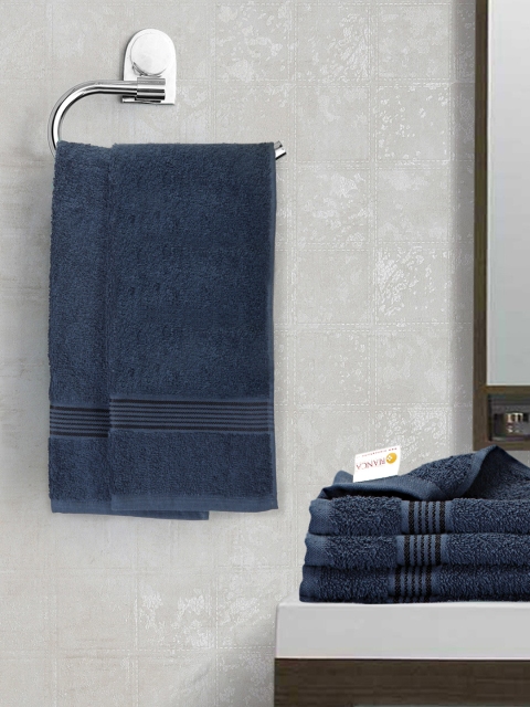 

BIANCA Navy Blue Set of 6 380 GSM Towels